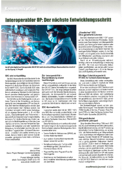  Interoperable OR: the next step