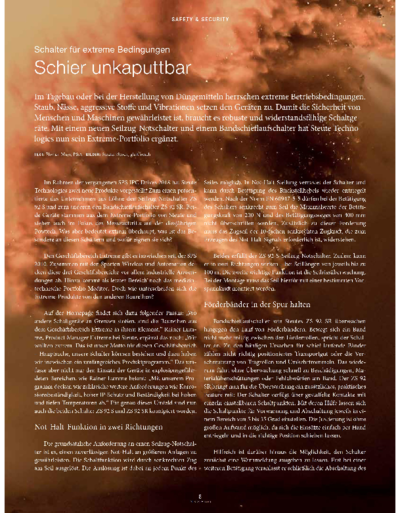  Just about indestructible - Switches for extreme environments